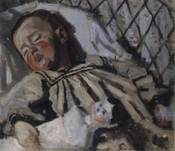 Jean Monet Sleeping, Claude Monet